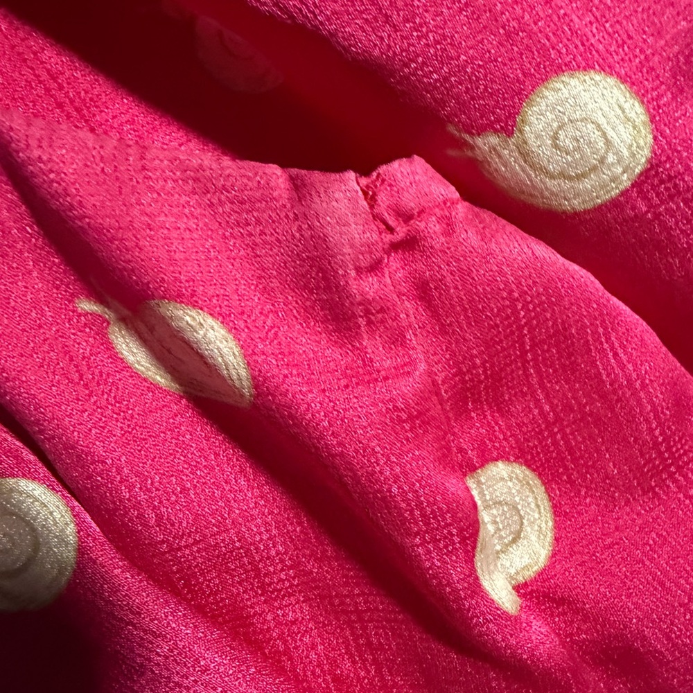 Anthropologie Postage Stamp Silk Blouse *flawed* Size 12 - Picture 11 of 13